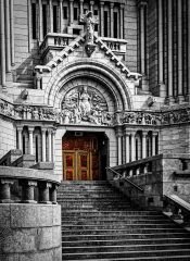 Copper Door, Quebec Cathedral
