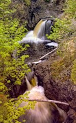 Cascade River, Double Falls