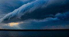 Ray of Hope under Roll Cloud